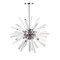 Z-Lite Burst 8 Light Chandelier, Chrome & Clear 4003-8CH - alternate 4